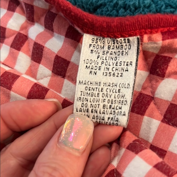 Kickee Pants Red and Pink Baby bamboo Blanket! - Picture 4 of 4